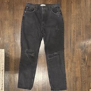 Abercrombie & Fitch 90’s Straight Leg Ultra High Rise